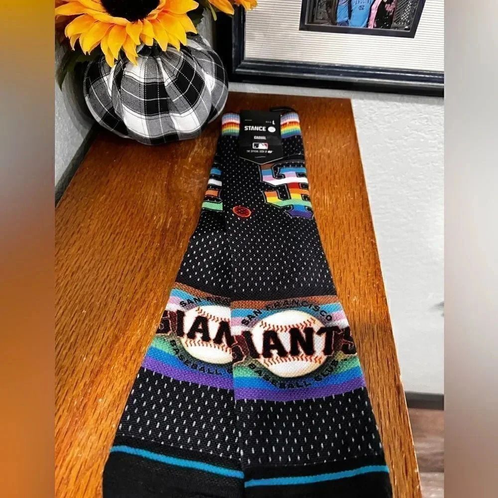 NWT NBL San Francisco Giant’s Socks By STANCE Men Size 9-13 #30